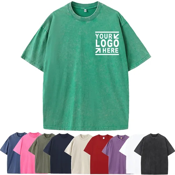 Mens 230GSM Heavyweight Cotton T-Shirt - Mens 230GSM Heavyweight Cotton T-Shirt - Image 0 of 8