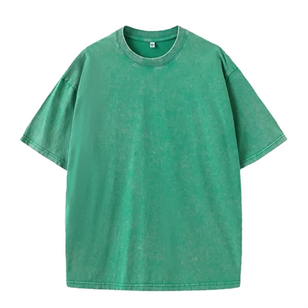 Mens 230GSM Heavyweight Cotton T-Shirt - Mens 230GSM Heavyweight Cotton T-Shirt - Image 7 of 8