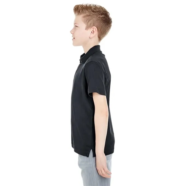 UltraClub Youth Cool & Dry Mesh Pique Polo - UltraClub Youth Cool & Dry Mesh Pique Polo - Image 2 of 11