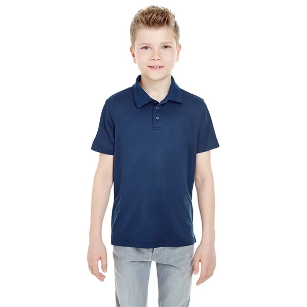 UltraClub Youth Cool & Dry Mesh Pique Polo - UltraClub Youth Cool & Dry Mesh Pique Polo - Image 4 of 11