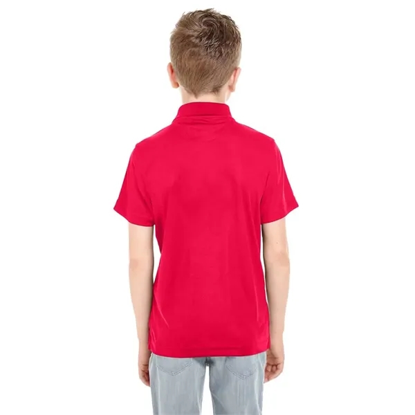 UltraClub Youth Cool & Dry Mesh Pique Polo - UltraClub Youth Cool & Dry Mesh Pique Polo - Image 5 of 11
