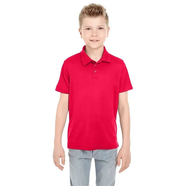 UltraClub Youth Cool & Dry Mesh Pique Polo - UltraClub Youth Cool & Dry Mesh Pique Polo - Image 6 of 11
