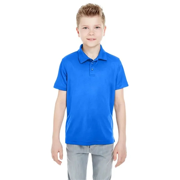 UltraClub Youth Cool & Dry Mesh Pique Polo - UltraClub Youth Cool & Dry Mesh Pique Polo - Image 7 of 11