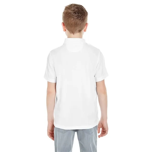 UltraClub Youth Cool & Dry Mesh Pique Polo - UltraClub Youth Cool & Dry Mesh Pique Polo - Image 10 of 11