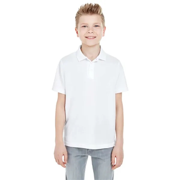 UltraClub Youth Cool & Dry Mesh Pique Polo - UltraClub Youth Cool & Dry Mesh Pique Polo - Image 11 of 11