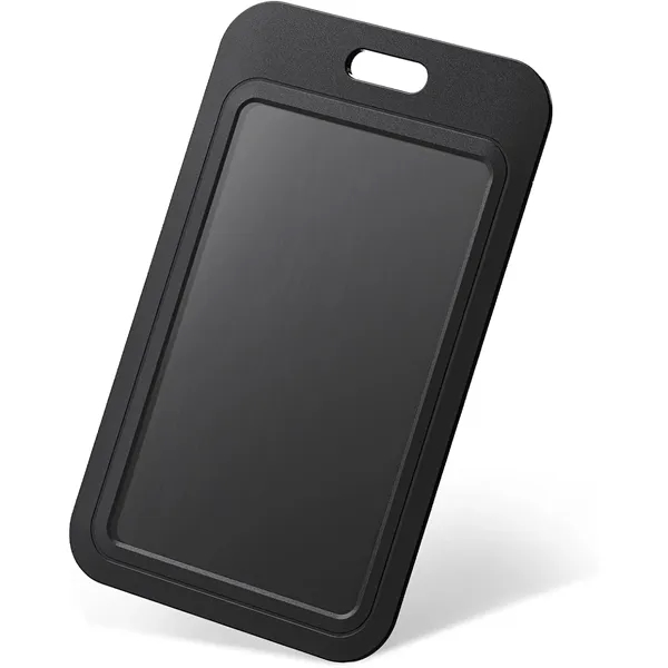 Sliding ID Badge Holder Hard Vertical Plastic Card Case - Sliding ID Badge Holder Hard Vertical Plastic Card Case - Image 0 of 5