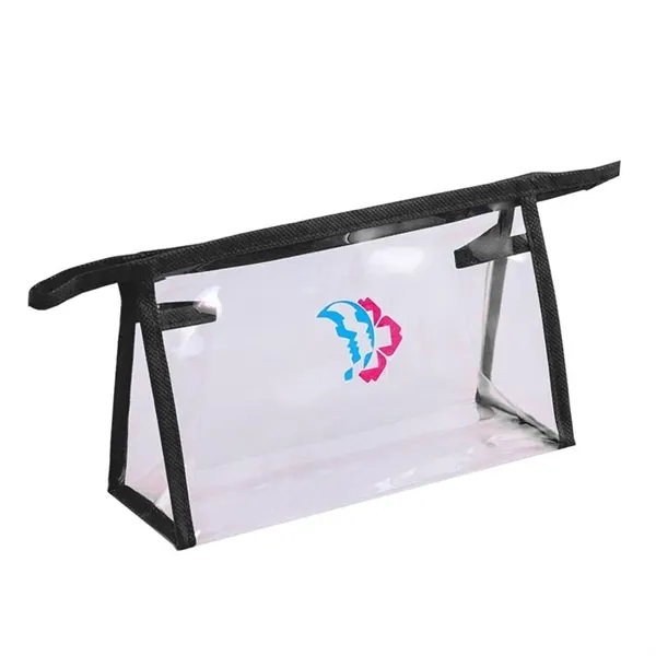 Clear Travel Carrier Pouch For Cosmetic & Toiletries - Clear Travel Carrier Pouch For Cosmetic & Toiletries - Image 0 of 1