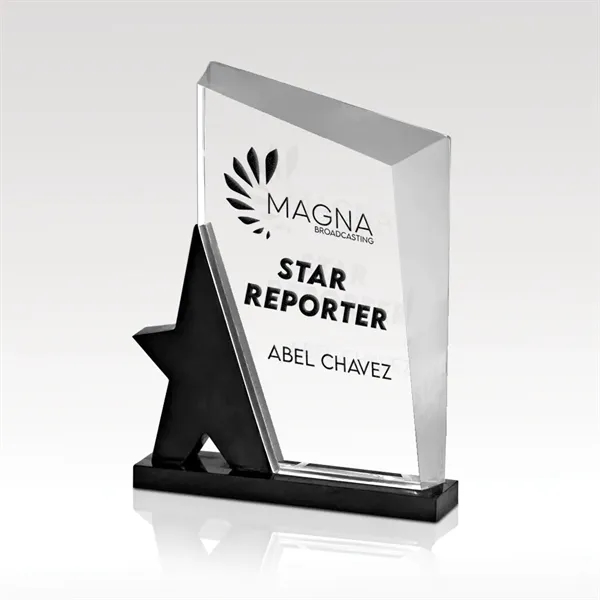 Ionia Crystal Award with Marble Star Base