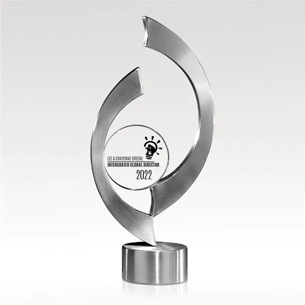 Power & Beauty - Brushed Silver Award, Premium Jade Glass - Power & Beauty - Brushed Silver Award, Premium Jade Glass - Image 0 of 0