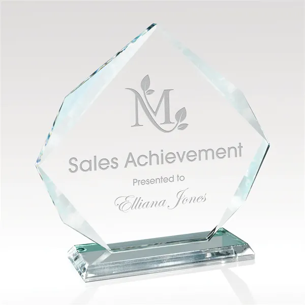 Prominence Crystal Glass Award 6.5"