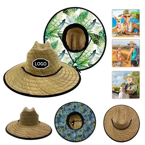Large Brim Straw Hat - Large Brim Straw Hat - Image 0 of 3