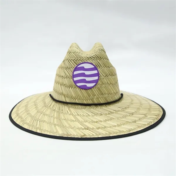 Large Brim Straw Hat - Large Brim Straw Hat - Image 3 of 3