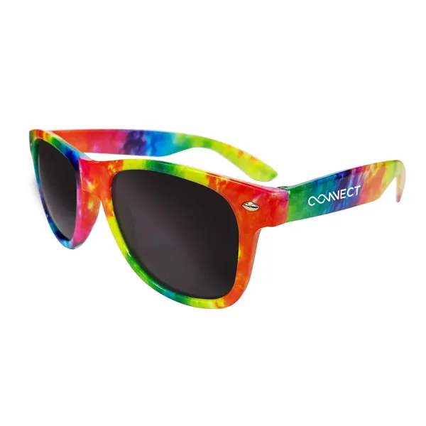 Tie Dye Malibu Sunglasses - Tie Dye Malibu Sunglasses - Image 0 of 1