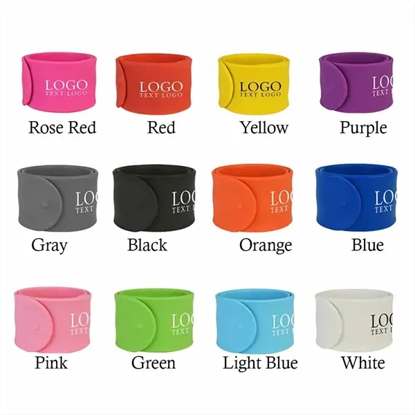 Silicone Slap Bracelets - Silicone Slap Bracelets - Image 1 of 16