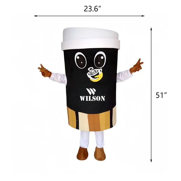 Customized Coffee Drink Mascot Costume Set - Customized Coffee Drink Mascot Costume Set - Image 1 of 4