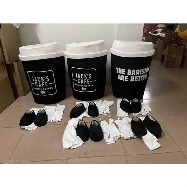 Customized Coffee Drink Mascot Costume Set - Customized Coffee Drink Mascot Costume Set - Image 4 of 4