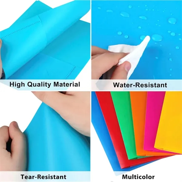 Poly Folders with Business Card Slot Durable Plastic - Poly Folders with Business Card Slot Durable Plastic - Image 1 of 3