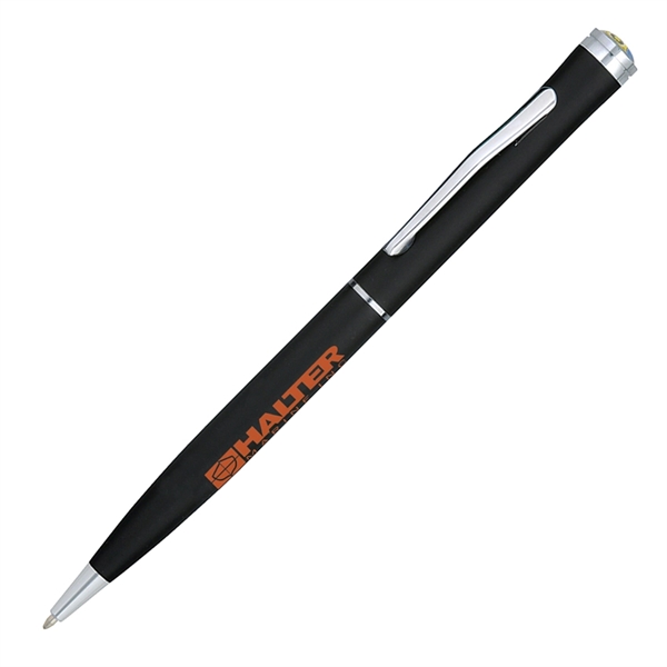 Uhlan Twist Action Pen with Photo Dome Top - Uhlan Twist Action Pen with Photo Dome Top - Image 3 of 10