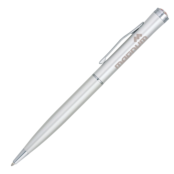 Uhlan Twist Action Pen with Photo Dome Top - Uhlan Twist Action Pen with Photo Dome Top - Image 2 of 10