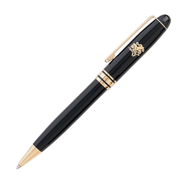 Saxon-I Luxury Ballpoint Pen with Gold Accents - Saxon-I Luxury Ballpoint Pen with Gold Accents - Image 3 of 7