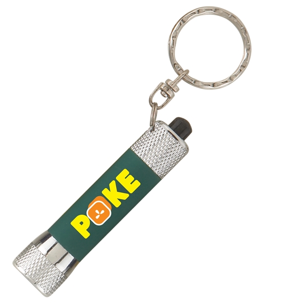Chroma Softy - Laser Engraved - LED Flashlight Keyring