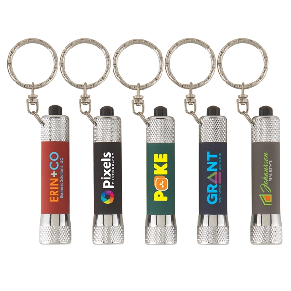 Chroma Softy - Laser Engraved - LED Flashlight Keyring