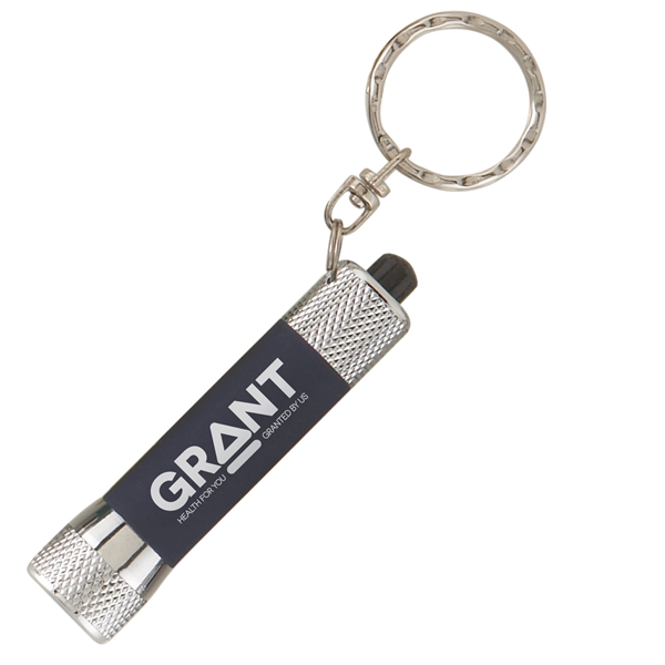 Chroma Softy - Laser Engraved - LED Flashlight Keyring