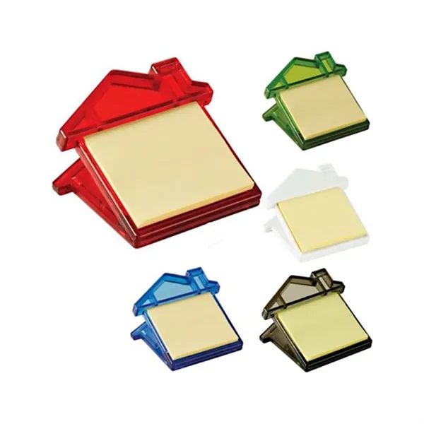 House Shaped Magnet Clip With Sticky Notes - House Shaped Magnet Clip With Sticky Notes - Image 1 of 1