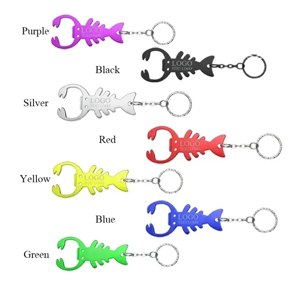 Lobster-Shaped Keychain Bottle Opener - Lobster-Shaped Keychain Bottle Opener - Image 1 of 9