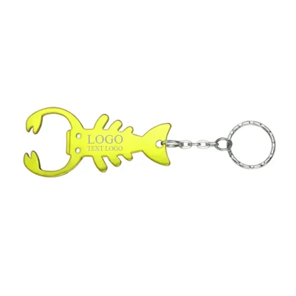 Lobster-Shaped Keychain Bottle Opener - Lobster-Shaped Keychain Bottle Opener - Image 5 of 9