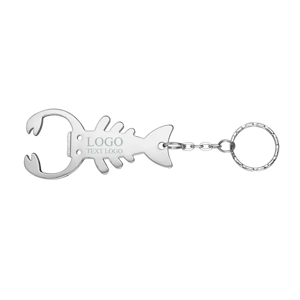 Lobster-Shaped Keychain Bottle Opener - Lobster-Shaped Keychain Bottle Opener - Image 7 of 9