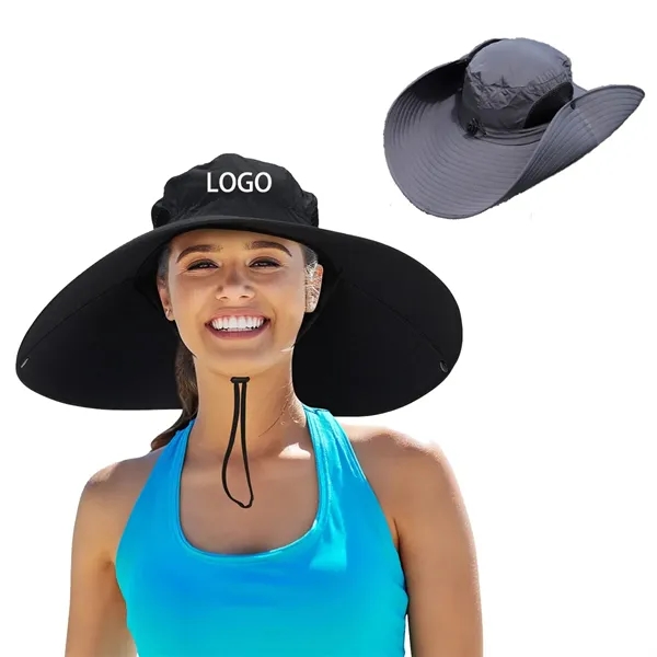 6" Wide Brim Water Repellent Ventilated Sun Hat - 6" Wide Brim Water Repellent Ventilated Sun Hat - Image 0 of 8