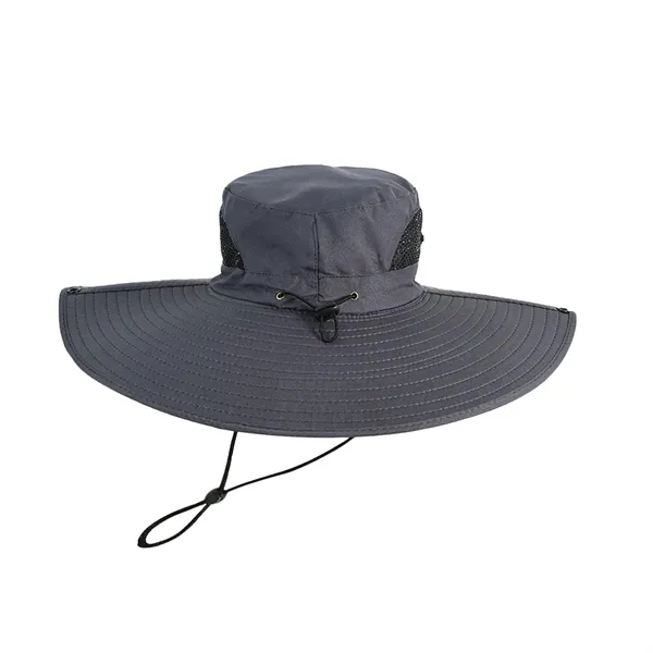 6" Wide Brim Water Repellent Ventilated Sun Hat - 6" Wide Brim Water Repellent Ventilated Sun Hat - Image 5 of 8