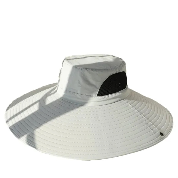 6" Wide Brim Water Repellent Ventilated Sun Hat - 6" Wide Brim Water Repellent Ventilated Sun Hat - Image 8 of 8