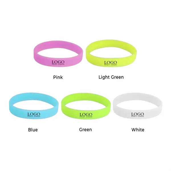 Glow In The Dark Silicone Bracelet - Glow In The Dark Silicone Bracelet - Image 3 of 9
