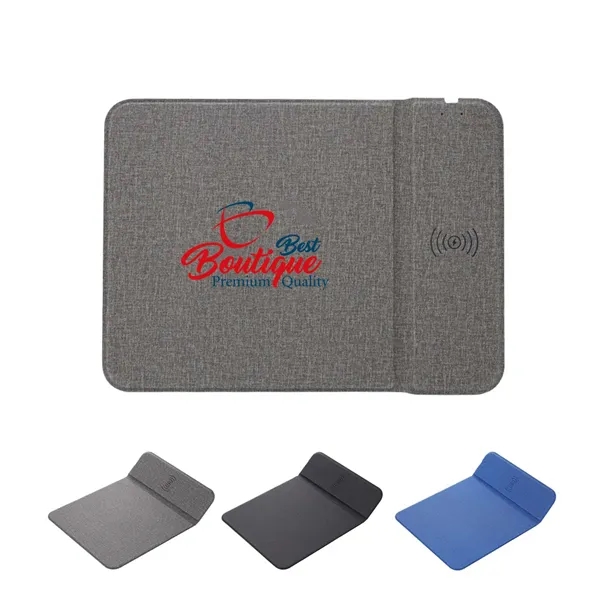 Versatile Slim 15W Wireless Charger Mouse Pad - Versatile Slim 15W Wireless Charger Mouse Pad - Image 0 of 4
