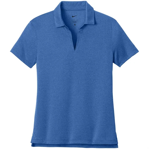Nike Dri-FIT Women's Heather Polo w/ Screen Print 4.4 oz. - Nike Dri-FIT Women's Heather Polo w/ Screen Print 4.4 oz. - Image 7 of 8