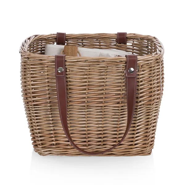 Terrabella Handwoven Earth Friendly Picnic Basket - Terrabella Handwoven Earth Friendly Picnic Basket - Image 2 of 2