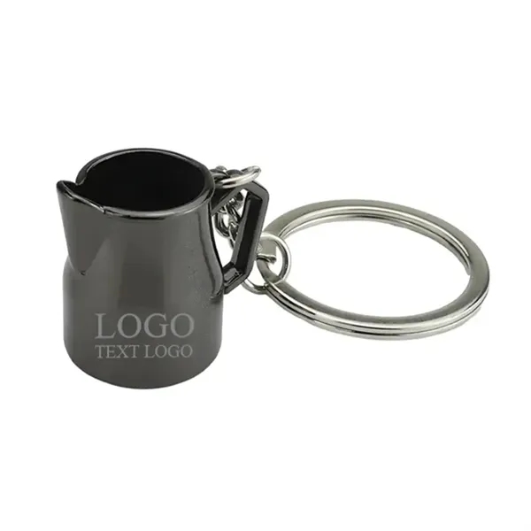 Custom Custom Alloy Coffee Cup Shape Key Chain