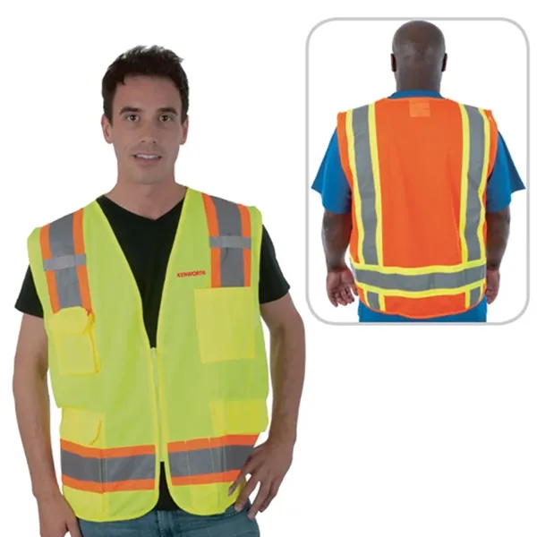 Class 2 Compliant Highlight Hi-Viz Surveyors Vest - Class 2 Compliant Highlight Hi-Viz Surveyors Vest - Image 0 of 0