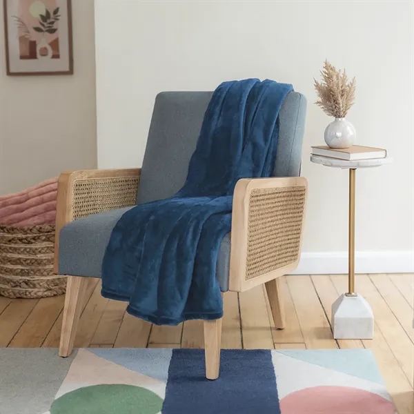 VelvetLoft®  Throw- Navy - VelvetLoft®  Throw- Navy - Image 0 of 1