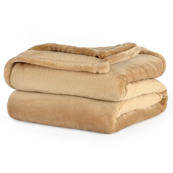 VelvetLoft®  Throw - Almond - VelvetLoft®  Throw - Almond - Image 2 of 2