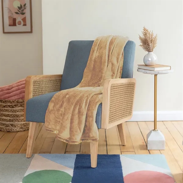 VelvetLoft®  Throw - Almond - VelvetLoft®  Throw - Almond - Image 0 of 2