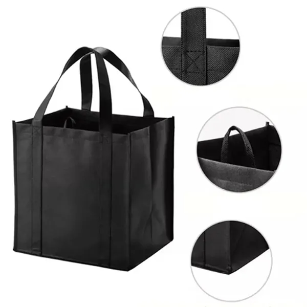 Reusable Non-Woven Grocery Shopping Tote Bags - Reusable Non-Woven Grocery Shopping Tote Bags - Image 3 of 4