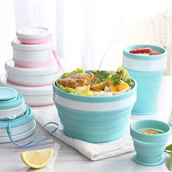 11oz.Collapsible Silicone Travel Cup Lid Portable Drinking M - 11oz.Collapsible Silicone Travel Cup Lid Portable Drinking M - Image 5 of 5