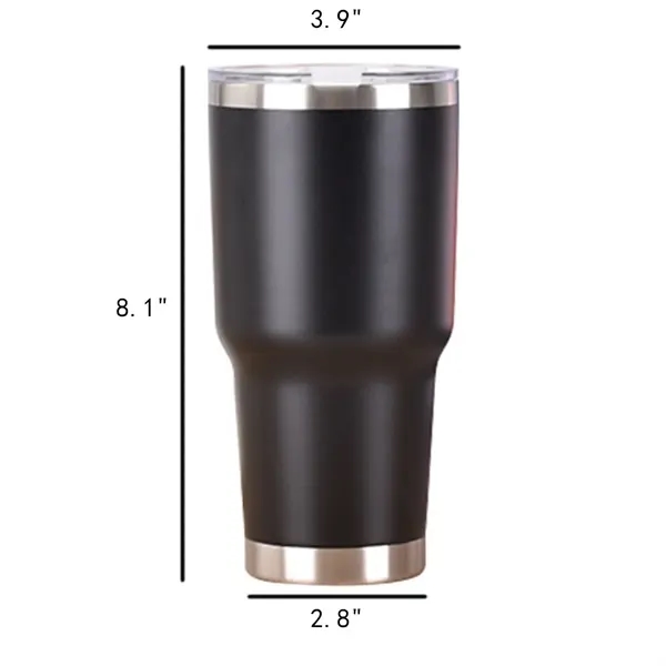 30 Oz. Stainless Steel Vacuum Insulated Tumbler with Lid - 30 Oz. Stainless Steel Vacuum Insulated Tumbler with Lid - Image 1 of 2