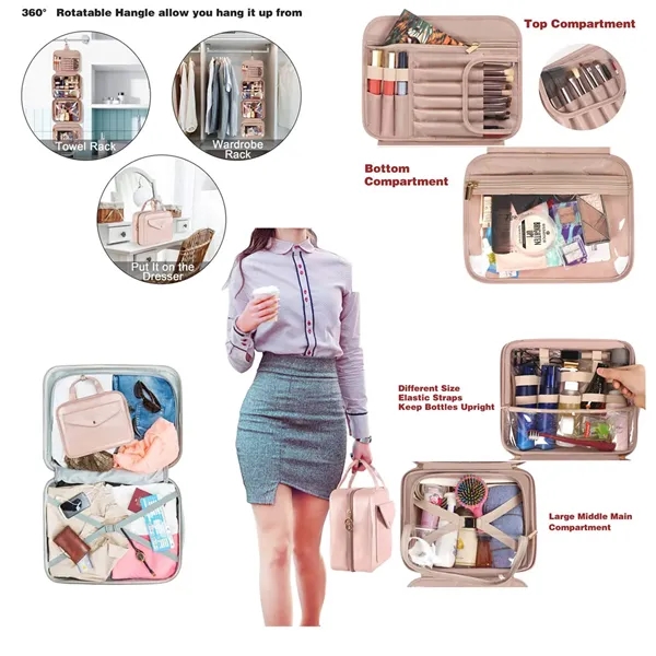 Women's Travel Portable Cosmetic Bag - Women's Travel Portable Cosmetic Bag - Image 2 of 9