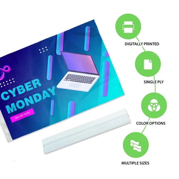 Digital Printed Antenna Flags with Clip - ePoly 1 Ply - Digital Printed Antenna Flags with Clip - ePoly 1 Ply - Image 5 of 6