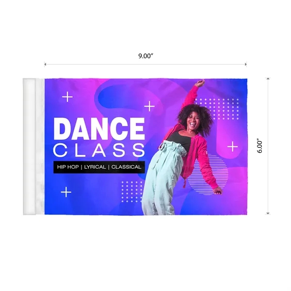 Digital Printed Antenna Flags with Clip - ePoly 1 Ply - Digital Printed Antenna Flags with Clip - ePoly 1 Ply - Image 2 of 6