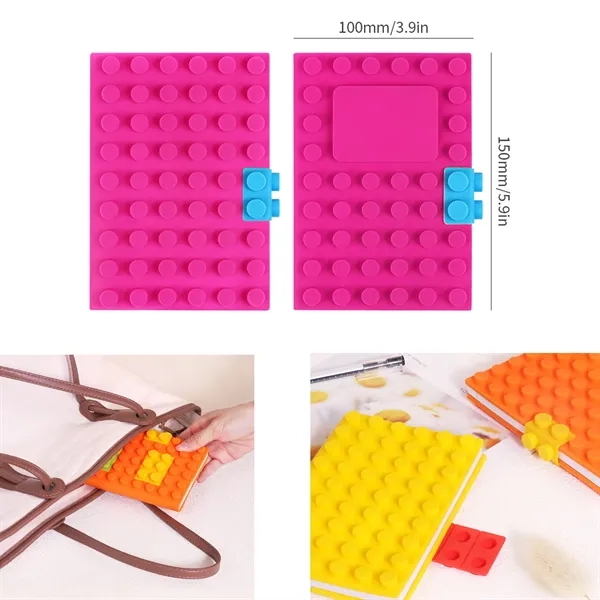 A6 Silicone Building Block Notebook - A6 Silicone Building Block Notebook - Image 2 of 2